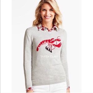 Talbots - RARE - Santa Claws Lobster Long Sleeve Sweater